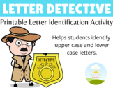 Letter Detective - Letter Identification Printable