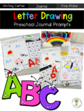 Letter Drawing Preschool Journal Prompts