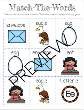 Letter E Printables By Lauren Sophia Teachers Pay Teachers