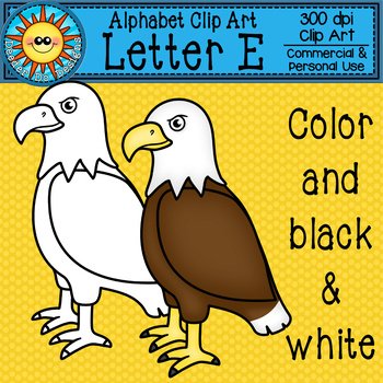Letter E Clipart, 10 High Quality Jpgs, Nursery Art, Instant