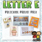 Letter E Preschool Pack