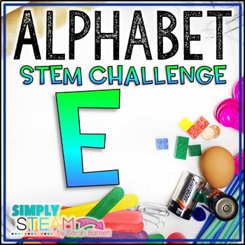 Preview of Letter E STEM Challenge | Letter E Activity