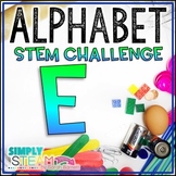 Letter E STEM Challenge | Letter E Activity