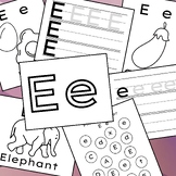 Letter E Worksheets, Alphabet, Letters, Coloring Pages, Pr