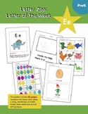 Letter Ee (E is for Eggs): Letter Zoo- Preschool Curriculum