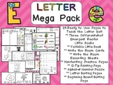 Letter Ee Mega Pack- Kindergarten Alphabet- Handwriting, L