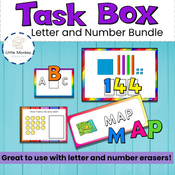 Preview of Letter Eraser and Number Eraser Bundle