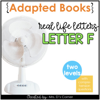 Letter F Adapted Books Level 1 And 2 Digital Printable Adapted Books