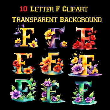 Preview of Letter F Clipart Pictures