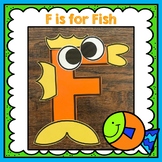 Letter F Craft, Alphabet Craft, Ff is for Fish, Fish Craft