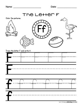 Letter F Freebie- Primary ESOL Phonics by Language Counts | TpT