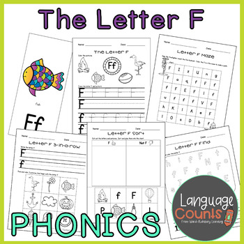 Preview of Letter F Freebie- Primary ESOL Phonics