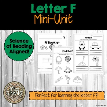 Preview of Letter F - Mini-Unit - Science of Reading - Orton Gillingham Inspired