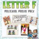 Letter F Preschool Pack