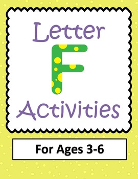 Preview of Letter F Activities- 46 PAGES! {Common Core}
