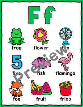 Letter F Worksheets! by Kindergarten Swag | TPT