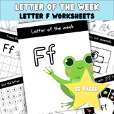 Letter F Worksheets | Letter of the Week Packet | Letter P