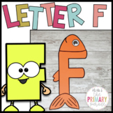 Letter F craft | Alphabet crafts | Uppercase letter craft 