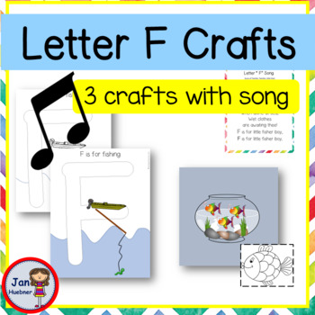 Preview of Letter Ff Crafts with Song