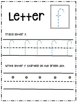 letter f worksheets printable