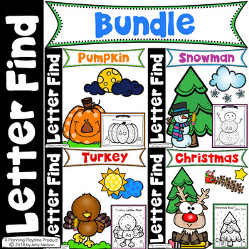Preview of Letter Find - Growing Bundle