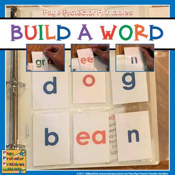 Preview of Build A Word: Work Work Activities