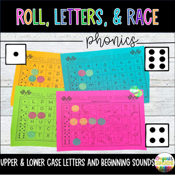 Letter Recognition | Roll and Read Letters Names & Sounds | Beginning ...