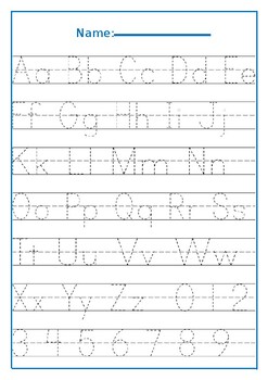 Letter Formation A-Z by Jason du Randt | TPT