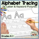 Letter Formation Alphabet Tracing Pages for Grades K-1 Cen