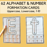 Letter Formation: Alphabet and Number Formation Cards