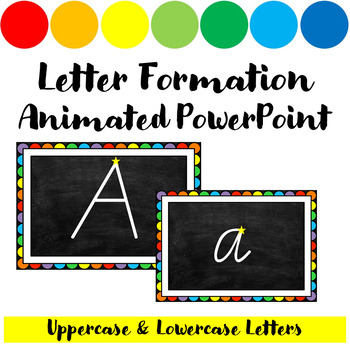 Preview of Letter Formation Animated PowerPoint