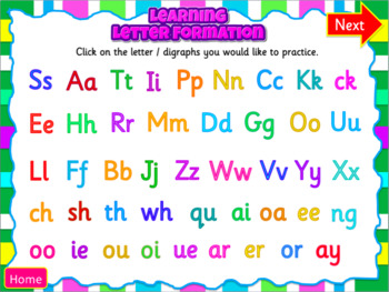 letter formation animated powerpoint and worksheets jolly phonics