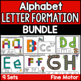 Alphabet Letter Formation Mats BUNDLE: Fine Motor