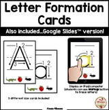 Letter Formation Cards (PDF and Google Slides™)