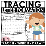 Letter Formation | Handwriting Practice | Tracing the Alph