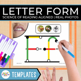 Letter Formation Mats Science of Reading Aligned with Real