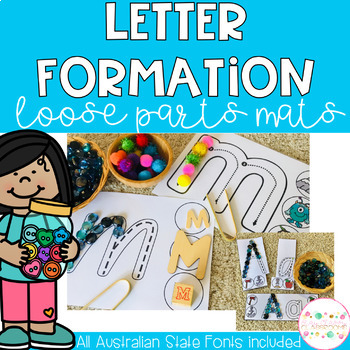 Preview of Letter Formation Mats - all Australian State Fonts