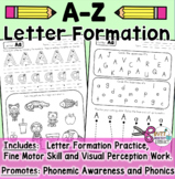 Letter Formation Practice Fine Motor Skill and Visual Perc