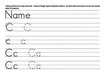 Letter Formation Practice sheets by 2ndGradeTeacherLea | TpT
