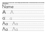 Letter Formation Practice sheets