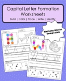 Letter Formation Worksheet: Capitals/Uppercase Letter of t