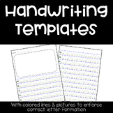 Letter Formation Writing Templates