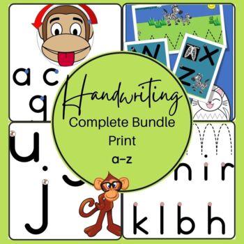 Preview of Letter Formation and Handwriting Patterns Mega Bundle