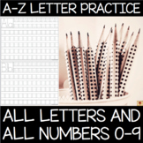 Letter Formation and Penmanship Practice Distance Learning Pages
