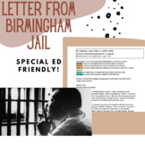 Letter From Birmingham Jail Guided Annotation (Special Edu