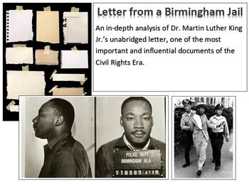 Preview of Letter From Birmingham Jail Text-Dependent Analysis