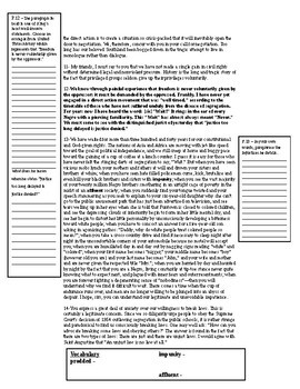 letter from birmingham jail text analysis worksheet answers