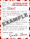 Letter From Santa Claus Editable Template