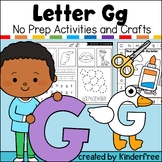 Letter G Alphabet No Prep Activities and Crafts