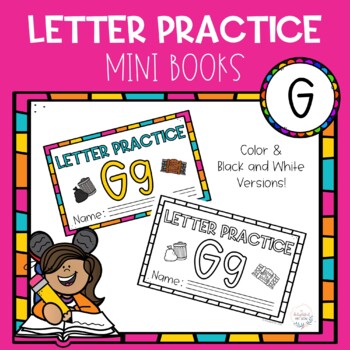 Letter G Practice Mini Book by The Delightful Mrs DeTine | TPT